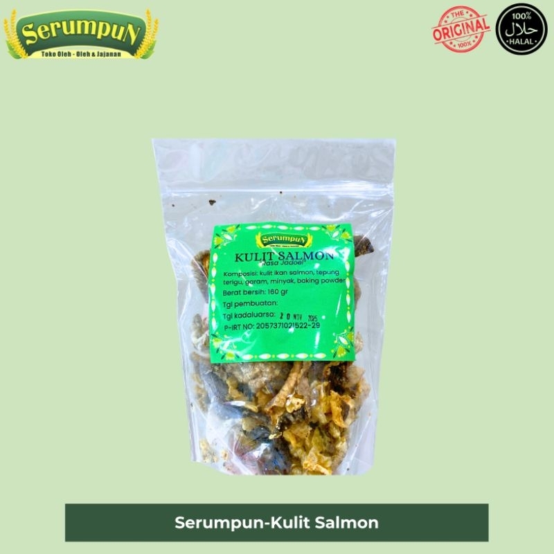 Jual Kulit Salmon Serumpun | Fish Skin | Snack Fish Skin | Oleh-Oleh ...