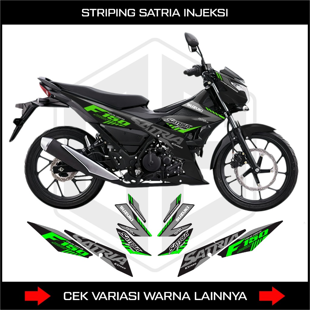 Jual STICKER STRIPING SUZUKI SATRIA F 150 INJEKSI / STICKER LIST ...