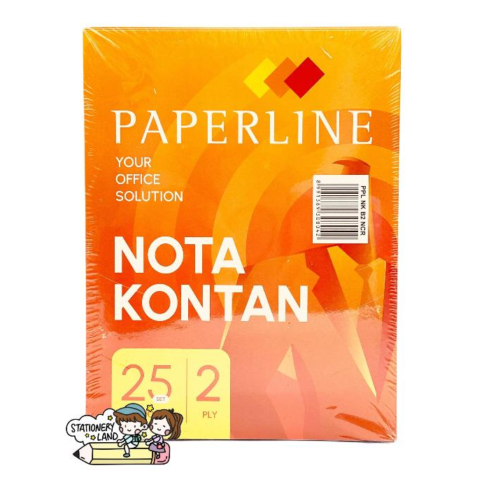 Jual ( StaLand ) NOTA KONTAN PAPERLINE BESAR 2 PLY / Buku Nota Kontan ...