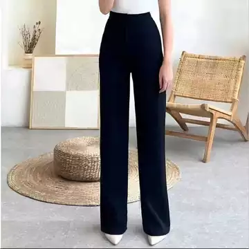 Celana Cozie Premium Bahan Kenit Japan Line Celana Panjang Kulot Cozie
