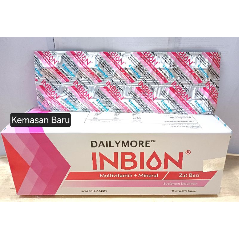 Jual Inbion kapsul suplementasi vitamin dan mineral pada masa ...