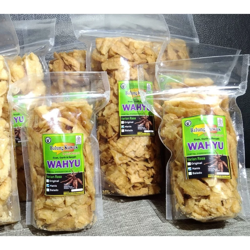 Keripik Singkong Balung Kuwuk – Camilan Renyah & Gurih | Oleh-Oleh Khas, Snack Lezat