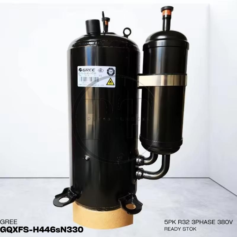 Jual COMPRESSOR AC GREE QXFS-H446sN330 5PK R32 3PHASE 380V / KOMPRESOR ...