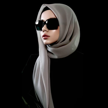 TS Luxury Hijab Voal Scarf By Tex Saverio Laser Cut Kerudung Segi Empat Premium Limited Edition