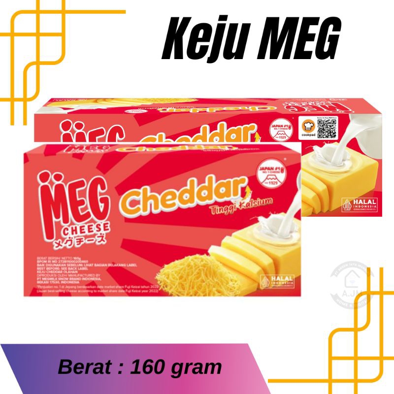 Jual MEG KEJU Cheddar 160 gram | Shopee Indonesia