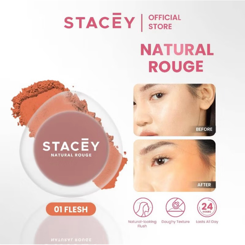 Jual Stacey Natural Rouge - Infused Blush on Creamy Pigmented | Shopee ...