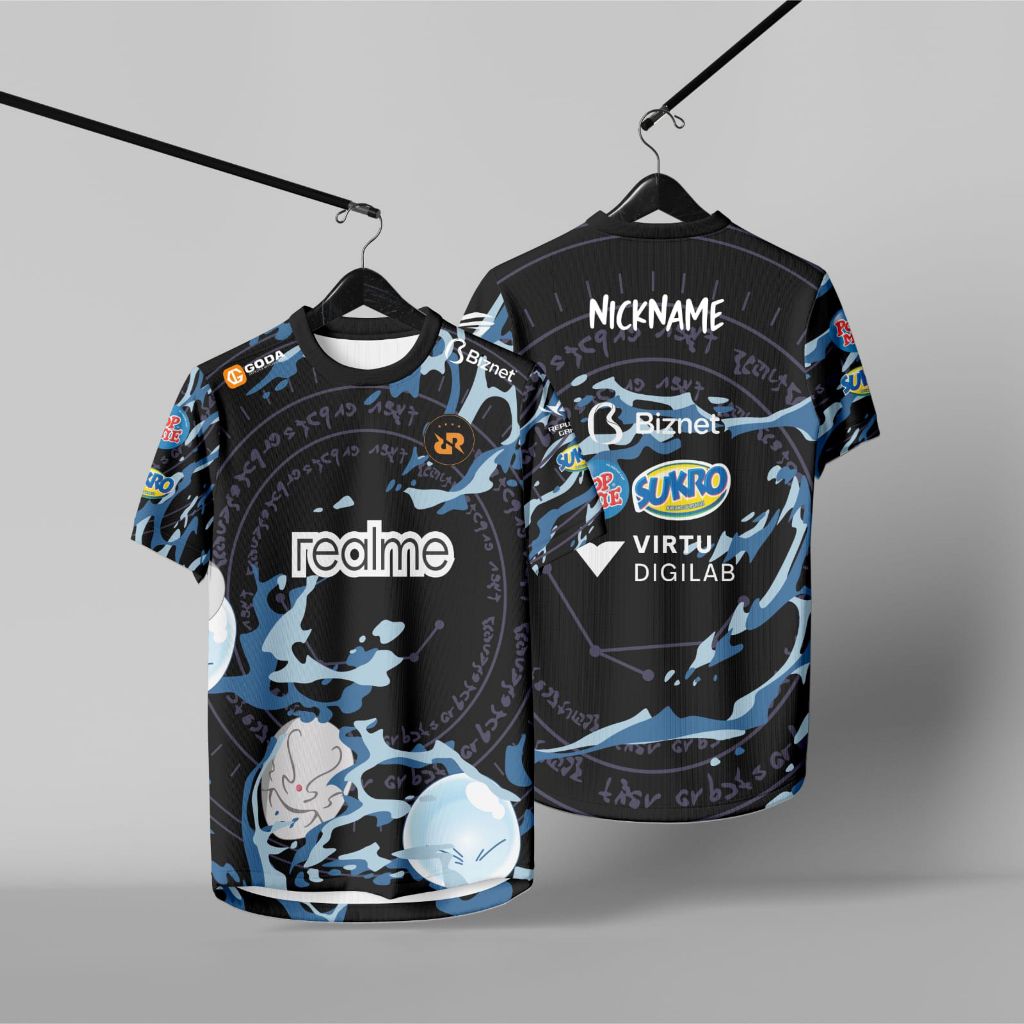 Jual JERSEY KAOS RRQ X SLIME TERBARU 2025 MPL S15 / FREE NICKNAME ...