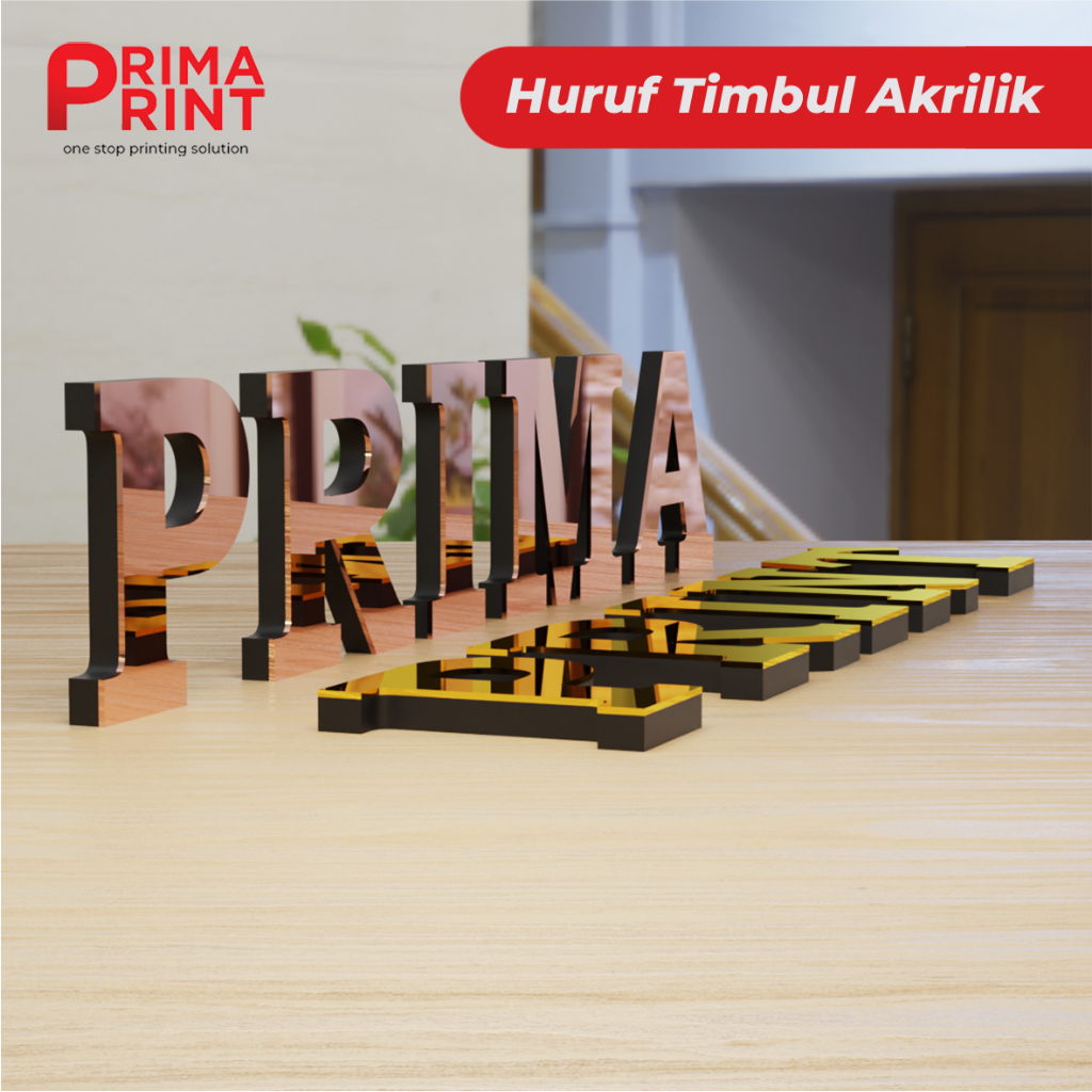 Jual Huruf Timbul Akrilik Custom - Acrylic Letter Sign / Huruf 3D ...