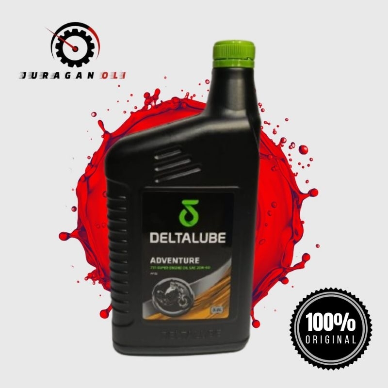 Jual Oil Deltalube Adventure 731 Super SAE 20W - 50 Motorcyle 0.8 Liter ...