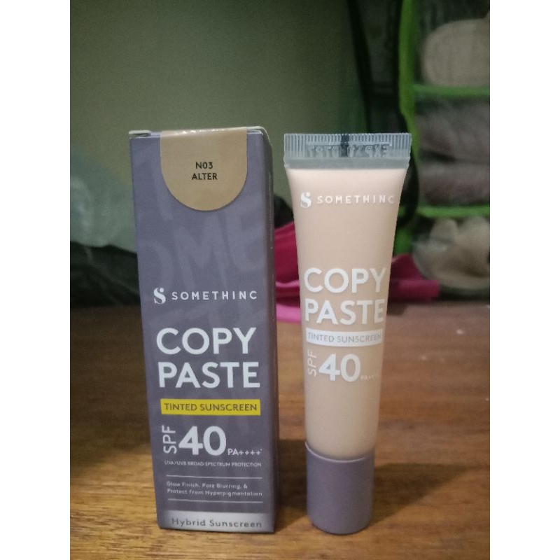 Jual Preloved Somethinc Copy Paste Tinted Sunscreen SPF 40 PA ...