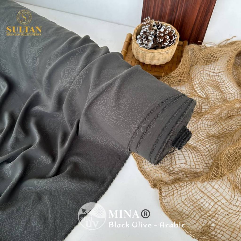 Jual KAIN SULTAN MINA ANTIUV EMBOSS ARABIC ORIGINAL | Shopee Indonesia