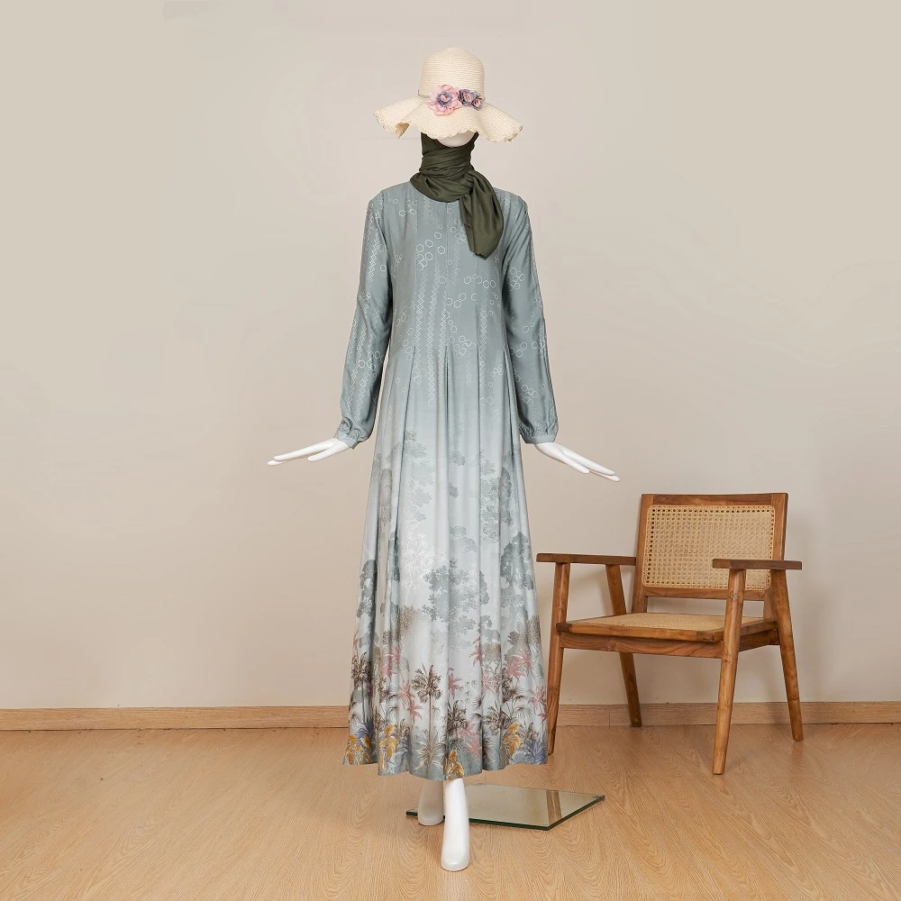 Ukuran Gamis Busui Size S Le Khari Thania Gamis Premium Rayon Twill