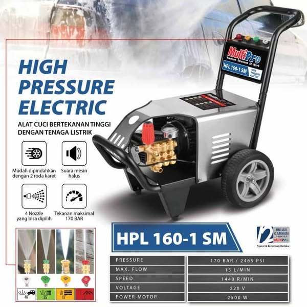 Jual Jet Cleaner Tekanan Tinggi Listrik Merk Multipro - multimayaka HPL ...