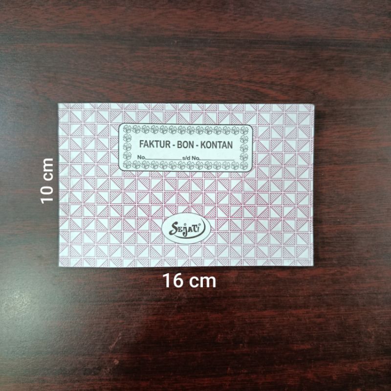 Jual Bon Faktur / Kontan Rangkap 3 Sejati ( Horizontal ) | Shopee Indonesia