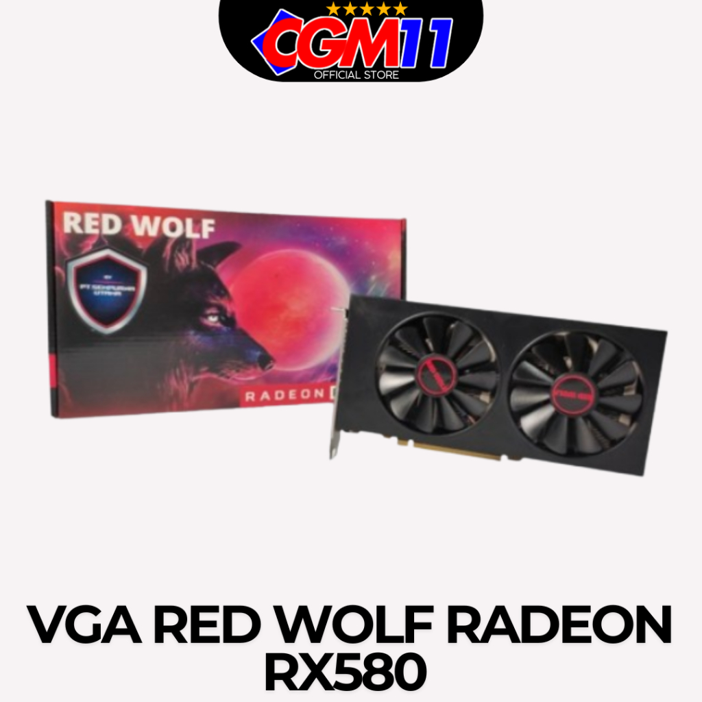 Jual VGA RED WOLF Radeon RX 580 8GB GDDR5 - cgm11computer | Shopee ...
