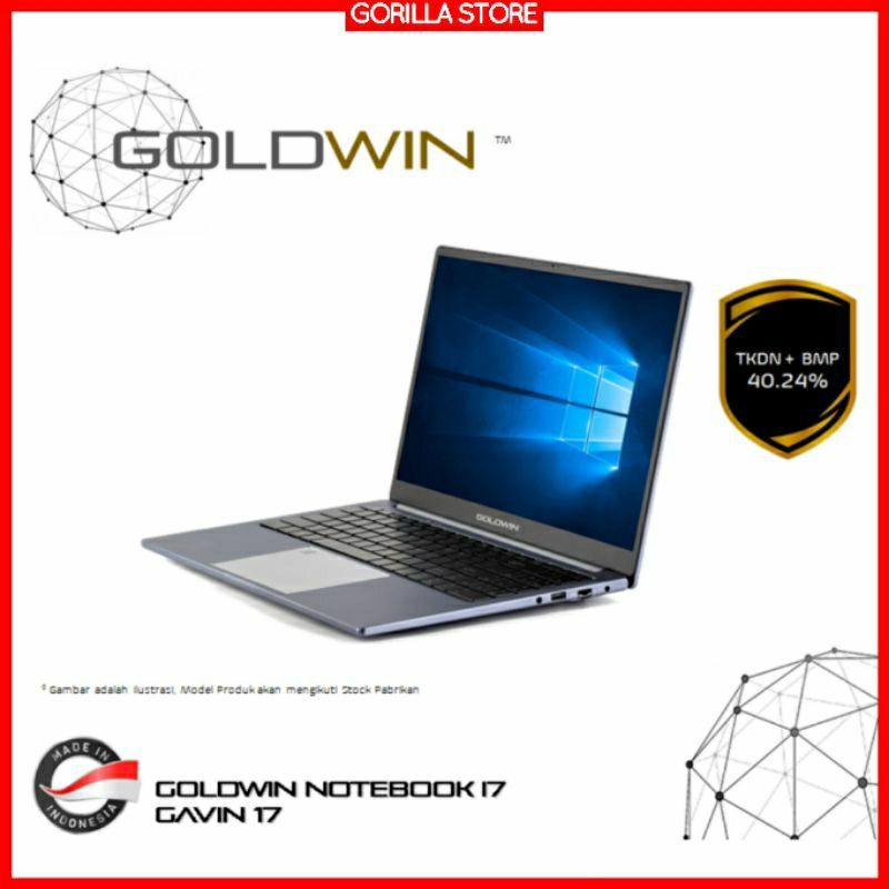 Jual GOLDWIN NOTEBOOK INTEL / LAPTOP INTEL GAVIN171601V2-23G | Shopee ...