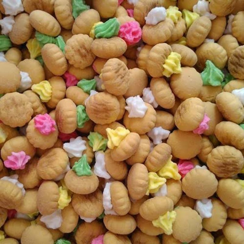 Jual Gem Bunga Warna / Roti Kecik Warna makanan jadul | Shopee Indonesia