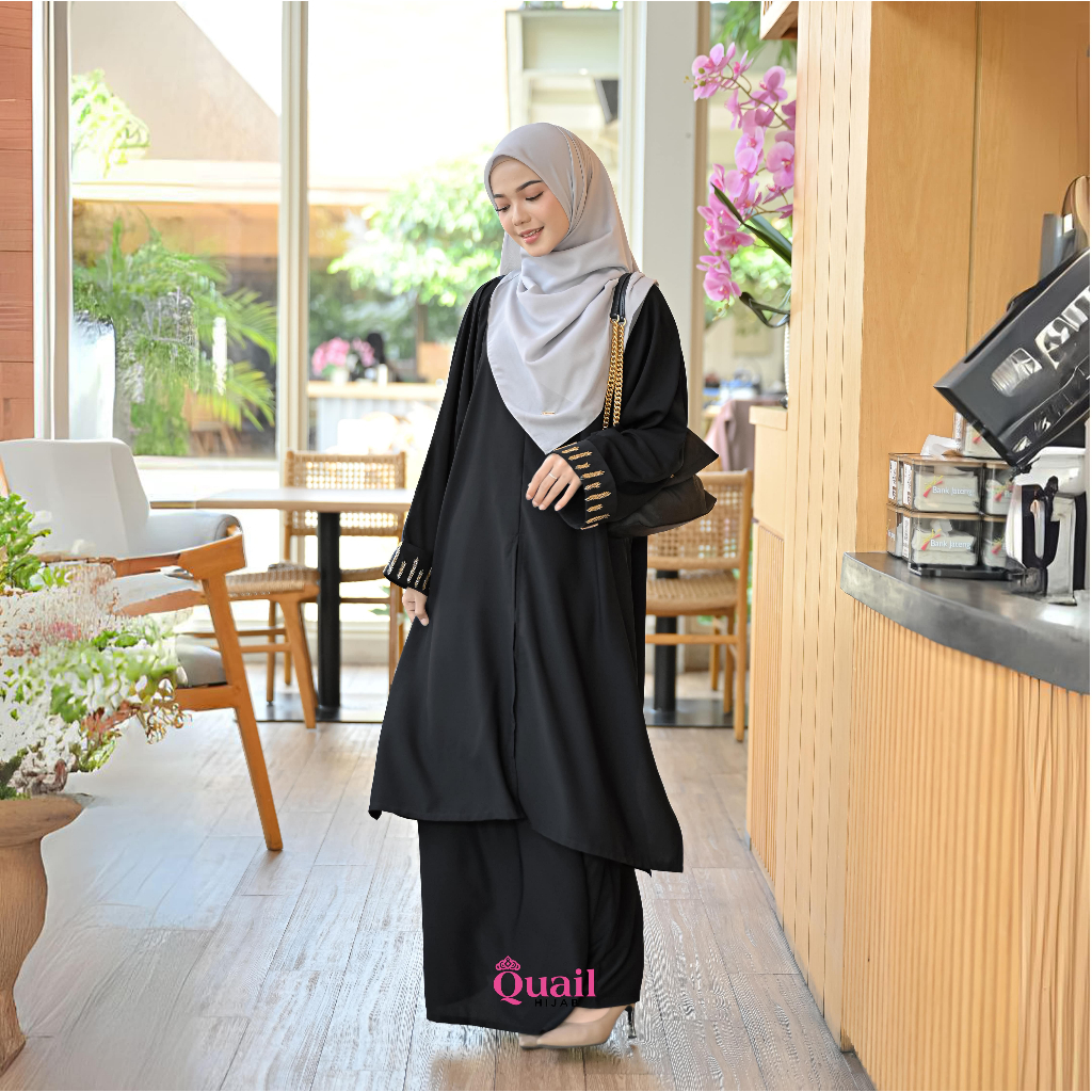 Jual Quail Hijab - Syaluna One Set ROK ATASAN Baju Lebaran 2025 Idul ...