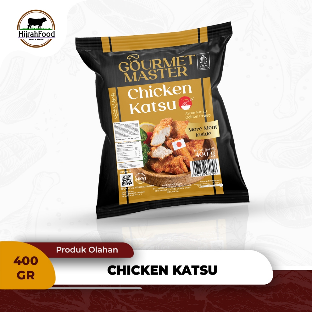 Jual Gourmet Master Chicken Katsu Ayam Fillet Olahan Berbumbu Golden ...