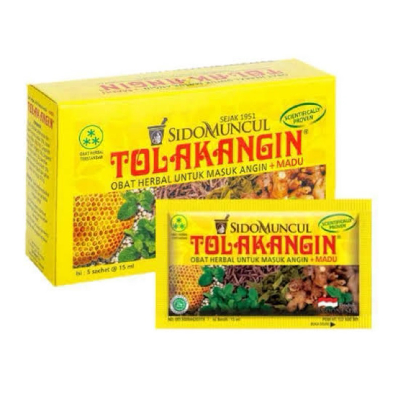 Jual Tolak Angin Cair Plus Madu 15ml 1 Box Isi 12 Sachet (per Dos ...
