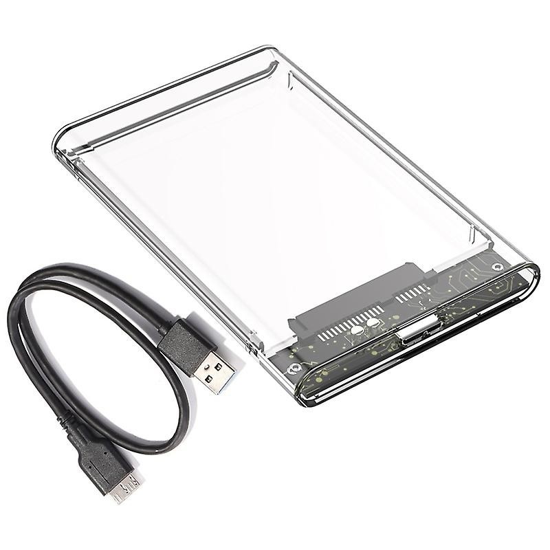 Jual Casing Hardisk 2.5 transparan 3.0 usb Enclosure SSD SATA | Shopee ...