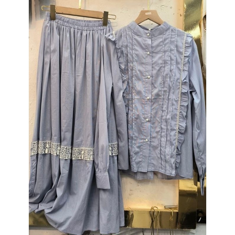 Jual ARIKAFASHION - OneSet Rok Katun (2 MODEL) | Shopee Indonesia