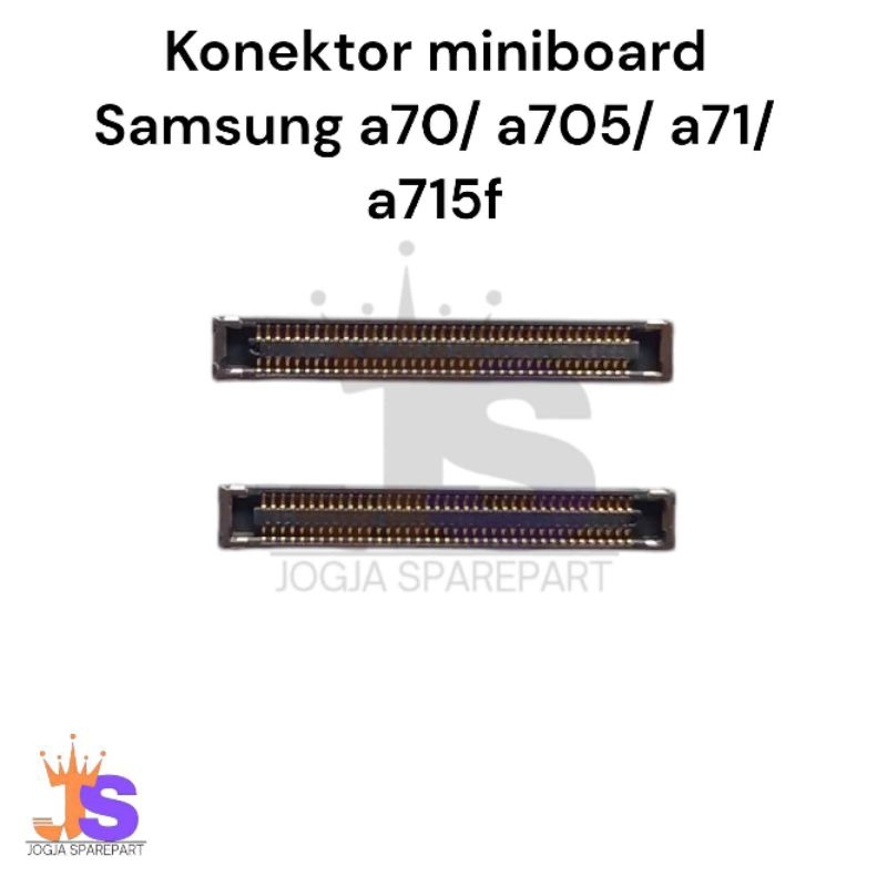 Jual soket Konektor pcb mainboard lcd Samsung a70 a705 / a71 a715f (78 ...