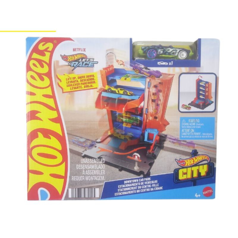 Jual Hot wheels Downtown parking garage track playset original | Shopee ...