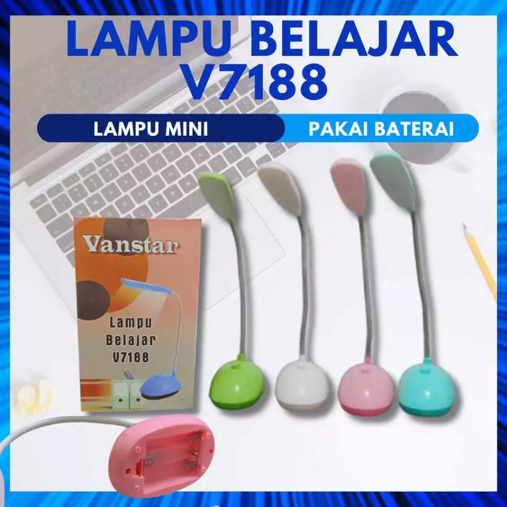 Lampu Belajar LED Super Terang Baterai AAA | AutoStock