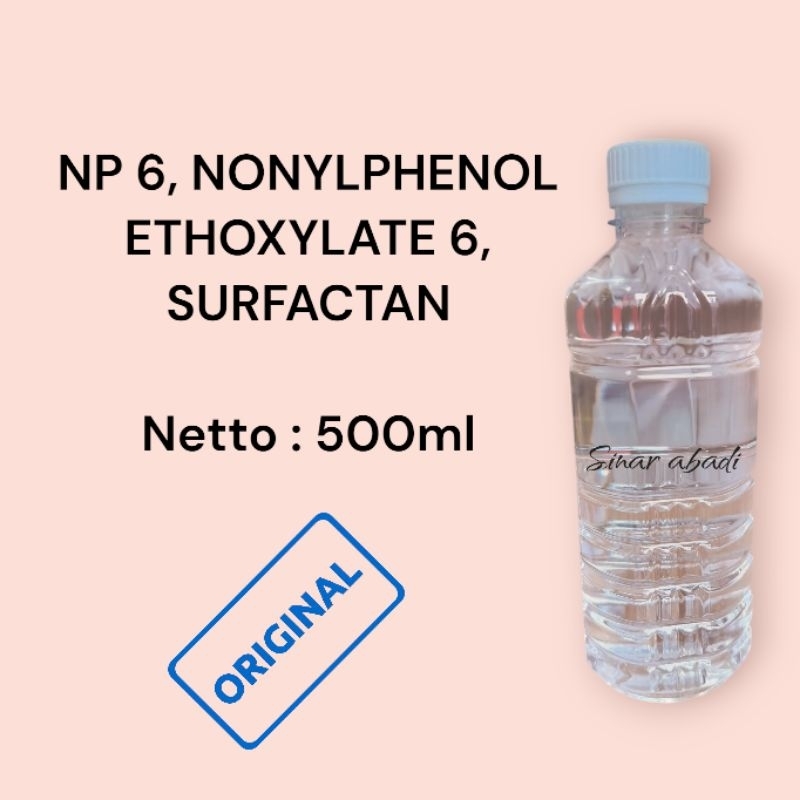 Jual NP.6/nonylphenol ethoxylate/surfactan/emulsifier@500ml | Shopee ...