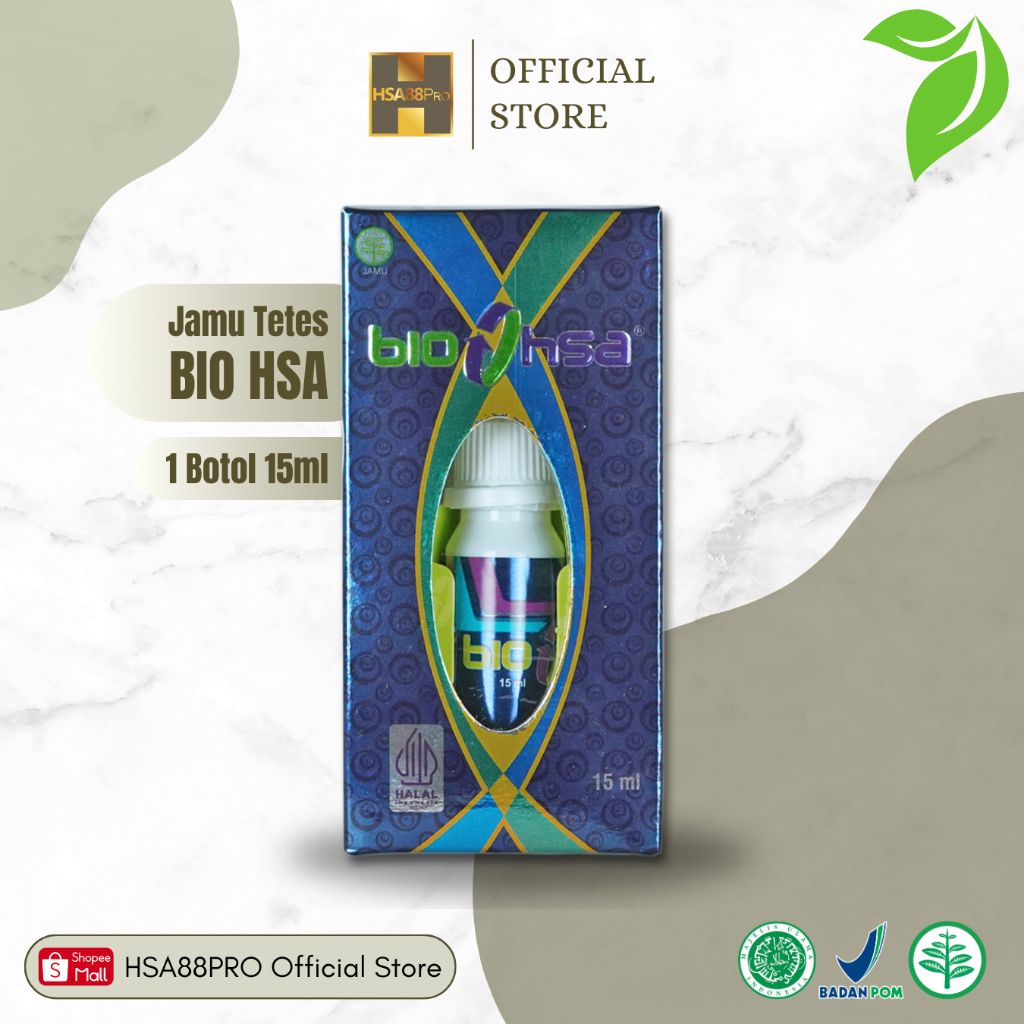 Jual BIOHSA Jamu Tetes Herbal - 15ml | Shopee Indonesia