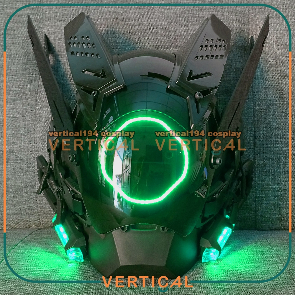 Jual CYBERPUNK HELMET TECHWEAR COSPLAY MASK ROBOT KOSTUM TOPENG POLISI ...