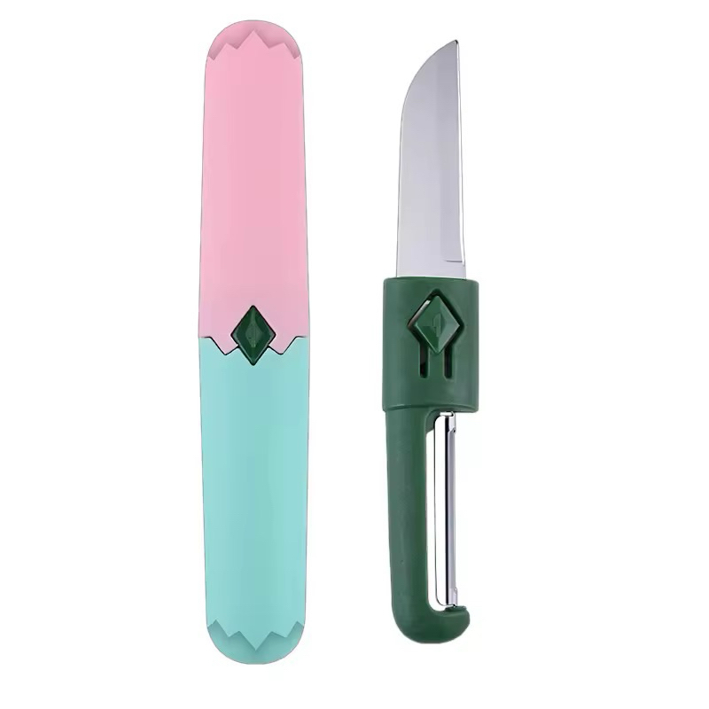 ( PKB - 2in1 ) Pisau 2 Sisi Kupas Knife Peeler Bua
