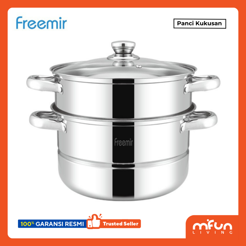 Jual Freemir Panci Kukus 2 Susun Pengukus Steamer Stainless Steel ...