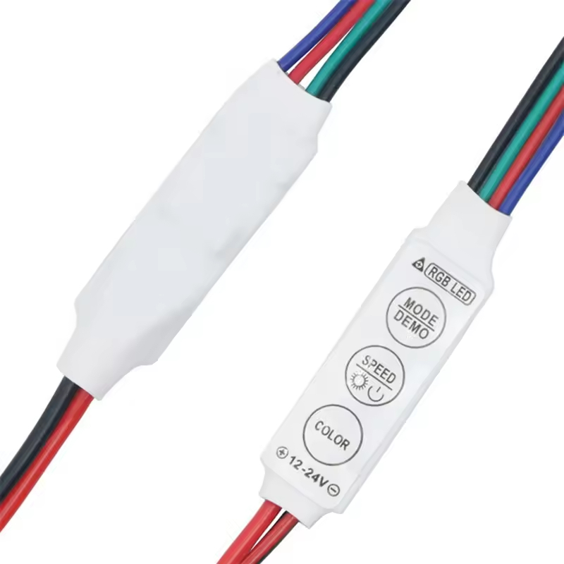 Jual MODUL CONTROLLER RGB 4PIN 4 PIN LED STRIP 12V 5V 24V 5 12 24 V ...