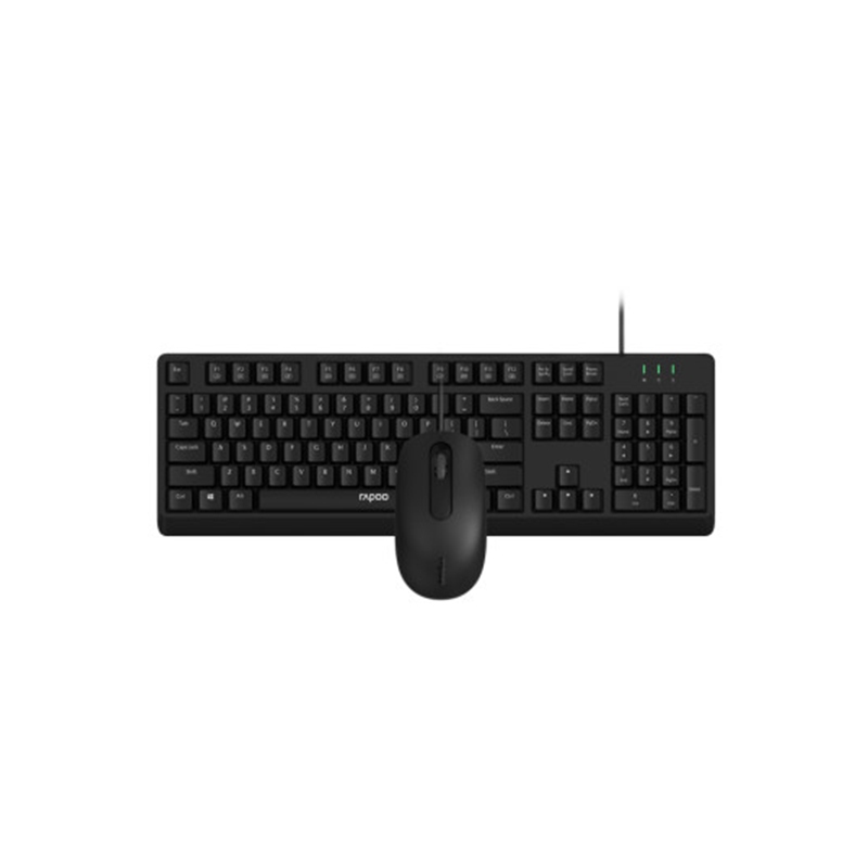 Jual Rapoo NX1500 Wired Desktop Set Keyboard + Mouse | Shopee Indonesia
