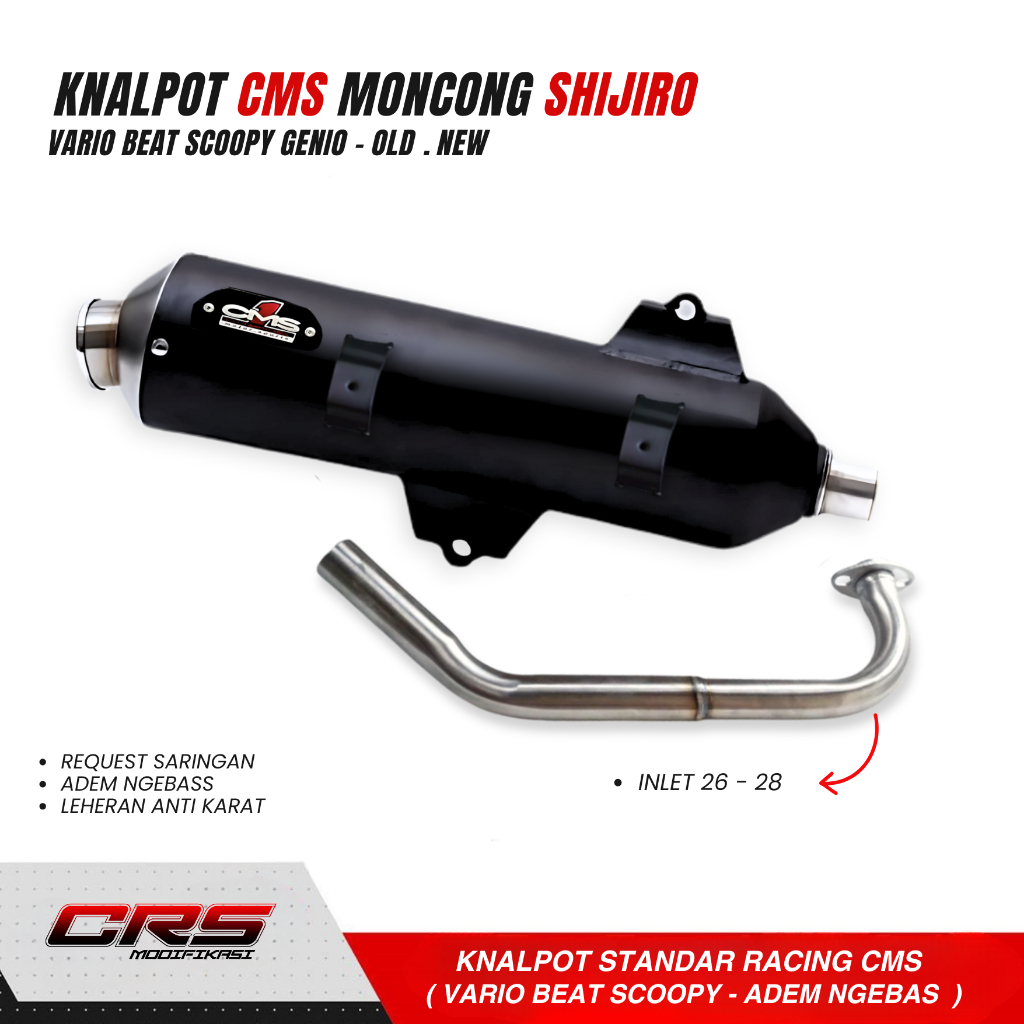 Jual KNALPOT CMS VARIO 125 150 OLD NEW PCX 160 VARIO 160 KNALPOT ...