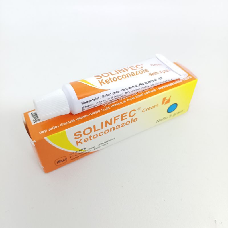 Jual SOLINFEC CREAM / KETOCONAZOLE SALEP / ANTI JAMUR PANU KUTU AIR ...