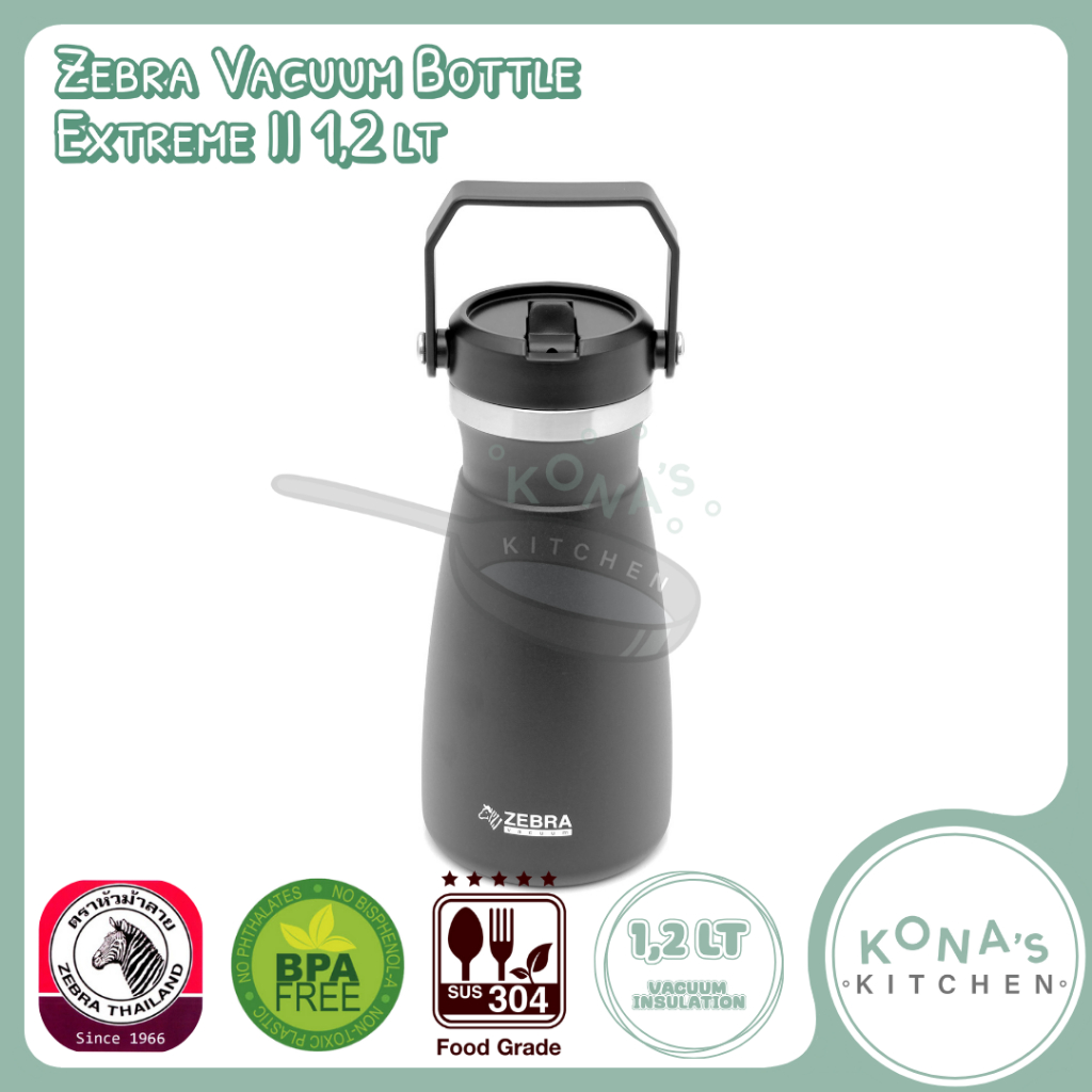 Jual Zebra Vacuum Bottle Extreme II 1,2 Lt (912821) / Botol Vacuum 1,2 ...