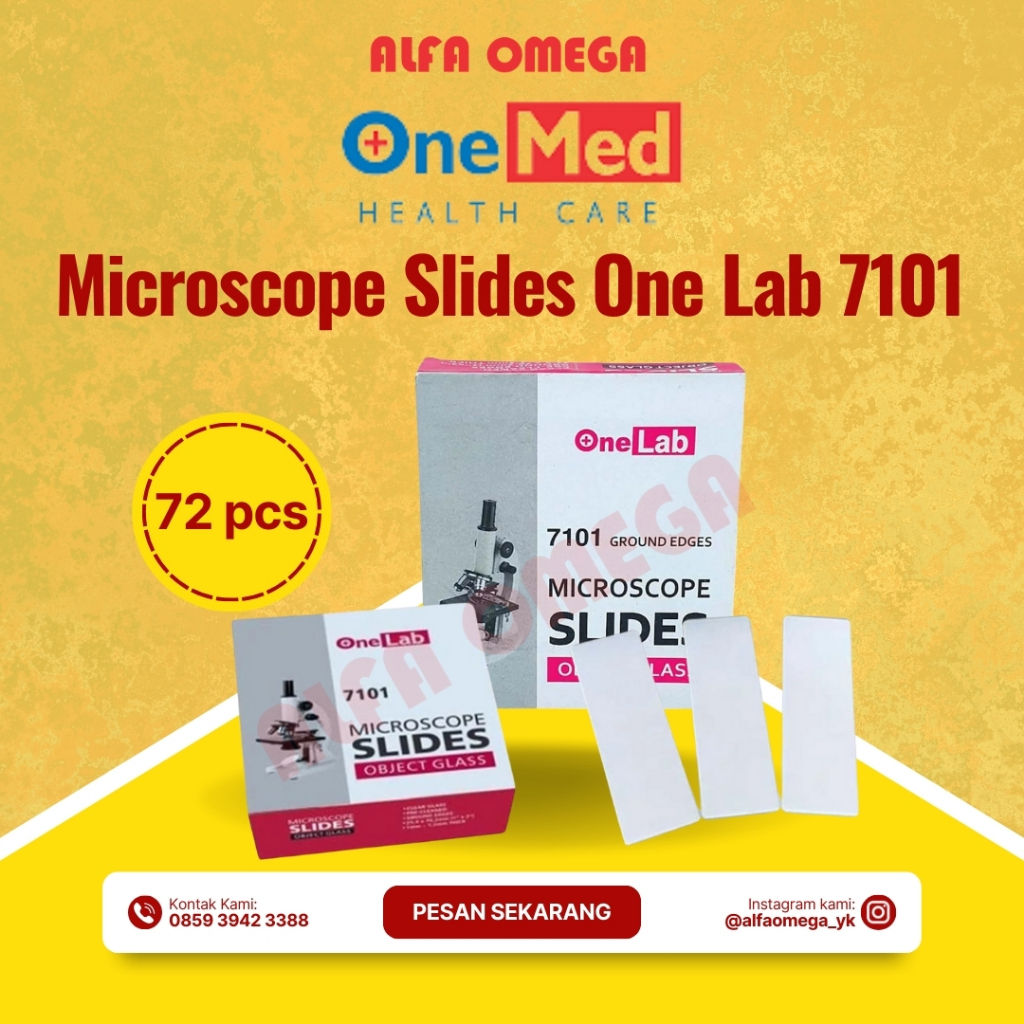 Jual OneLab Microscope Slides Object Glass 7101 | Shopee Indonesia