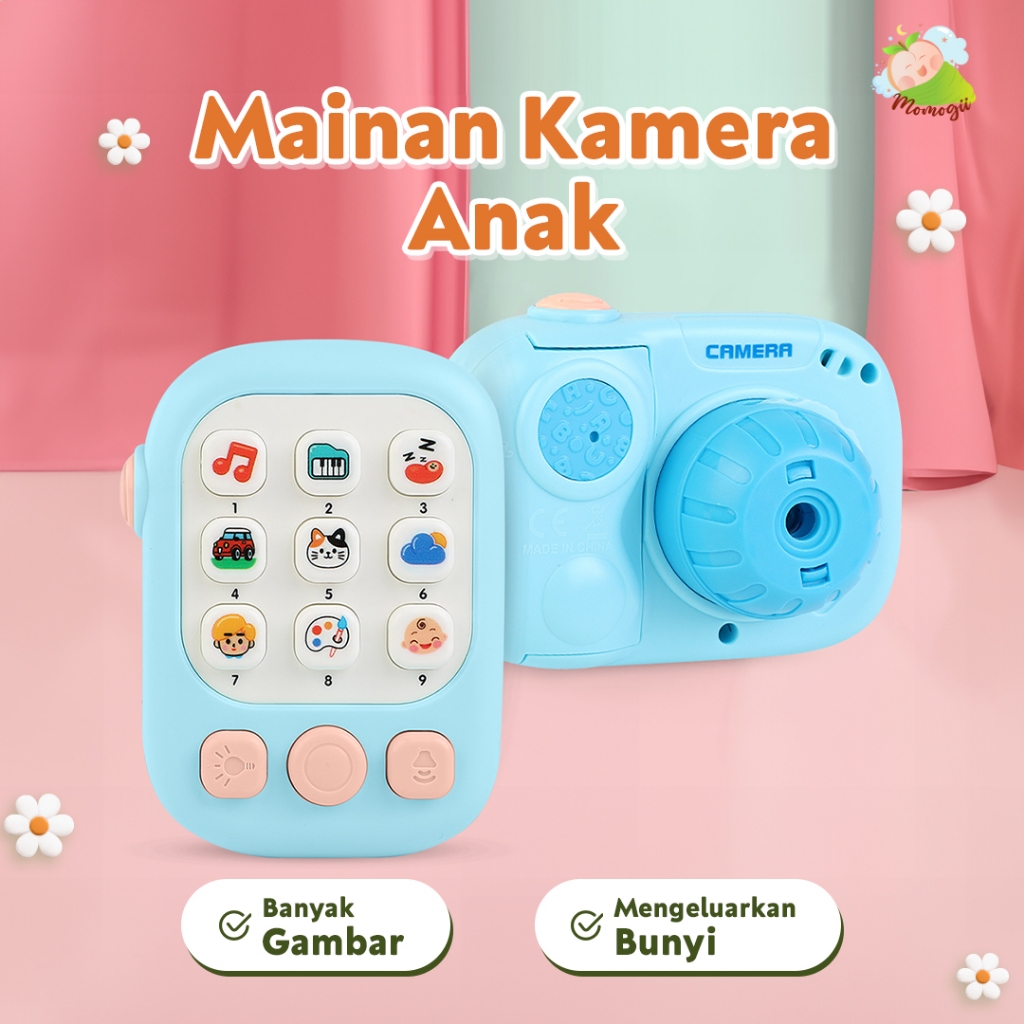 Jual MOMOGII Mainan Kamera Proyektor Anak Camera Projector Gambar ...