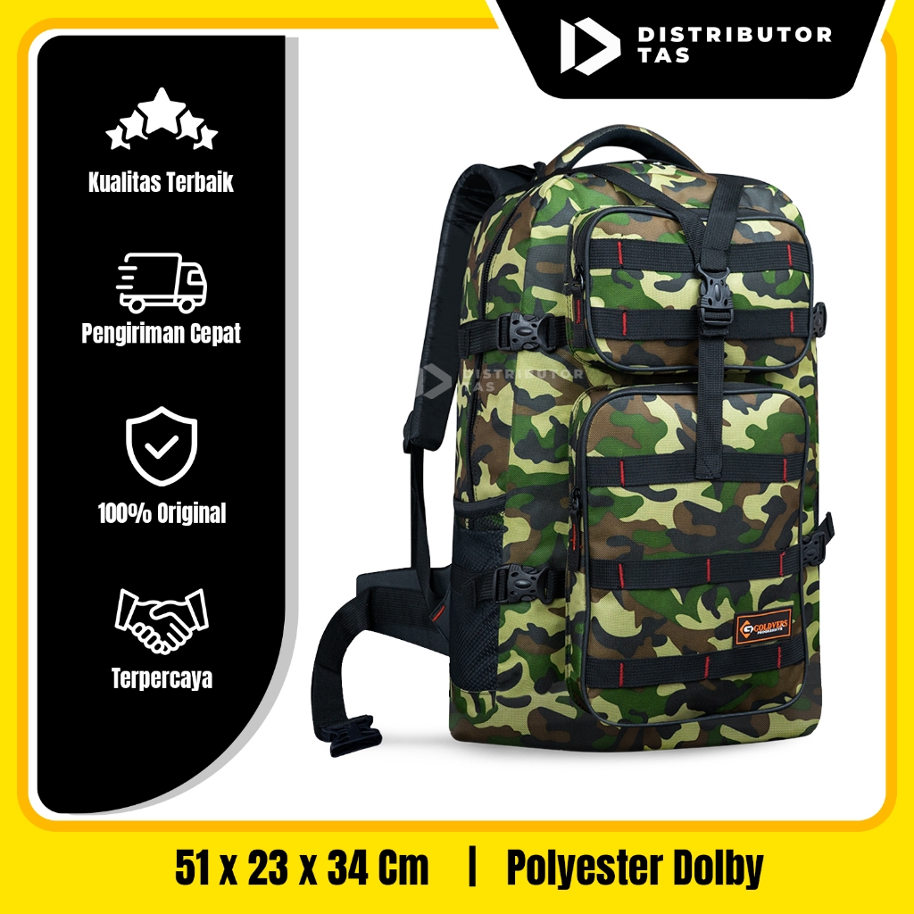 Jual Tas Ransel Gunung Motif Army Ukuran 60L Ransel Kerja Jumbo Tas ...