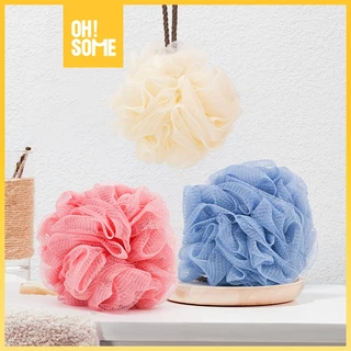 OHSOME Solo Corner Bath Ball Shower Puff Spons Mandi Kain Jaring Set 2pcs