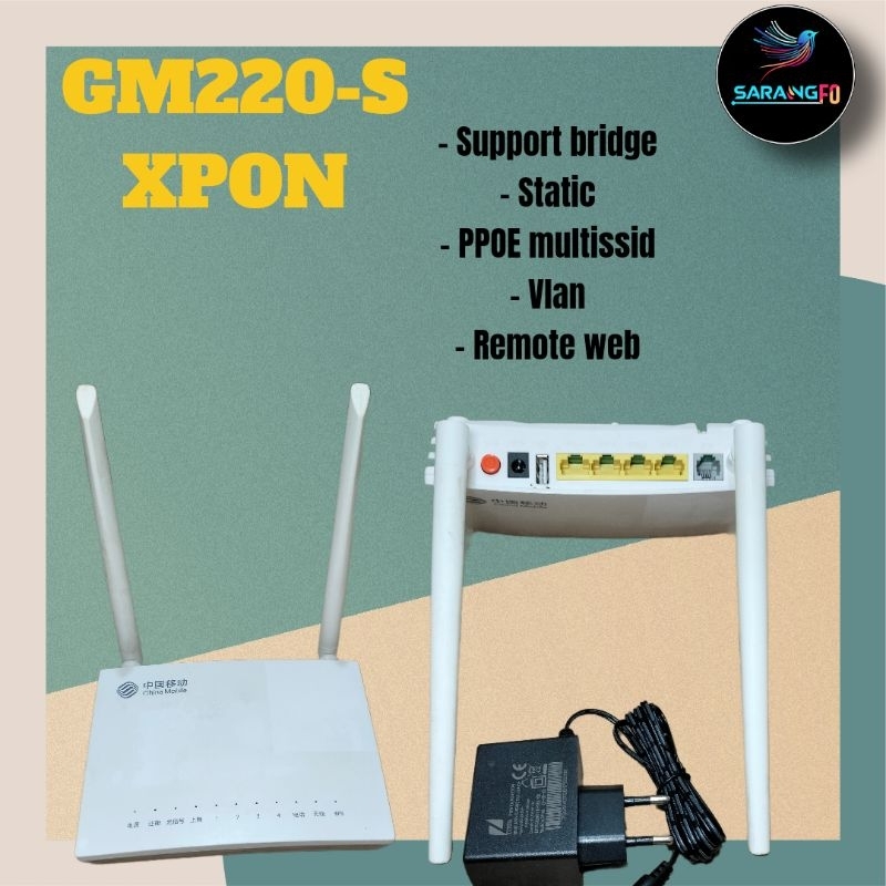 Jual ONT XPON GM220-S OMCI Support kesemua OLT (Include adaptor ...