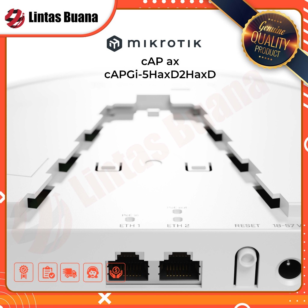Jual MIKROTIK RB cAPGi 5HaxD2HaxD cAP ax Wireless Access Point Wifi6 ...