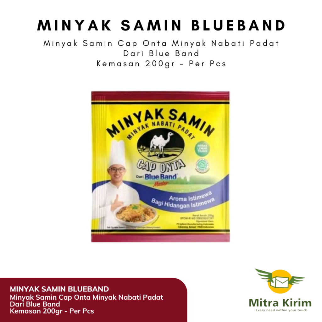 Jual Minyak Samin Blue Band Cap Onta Kemasan 200gr | Shopee Indonesia