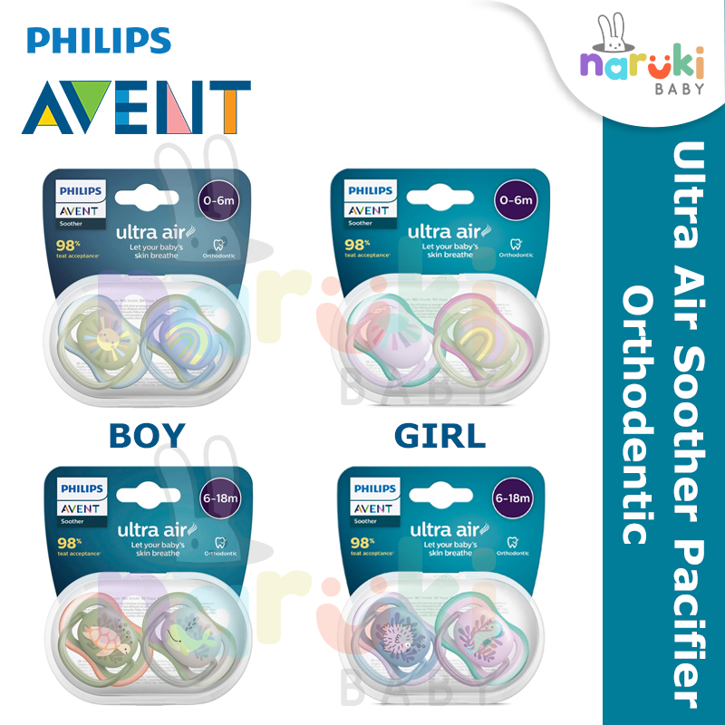 Philips Avent Pacifier Philips AVENT Baby Freeflow Pacifier 18m+