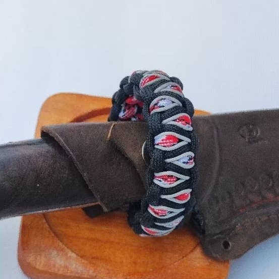 Gelang Paracord 550 Stitched Solomon’s Dragon