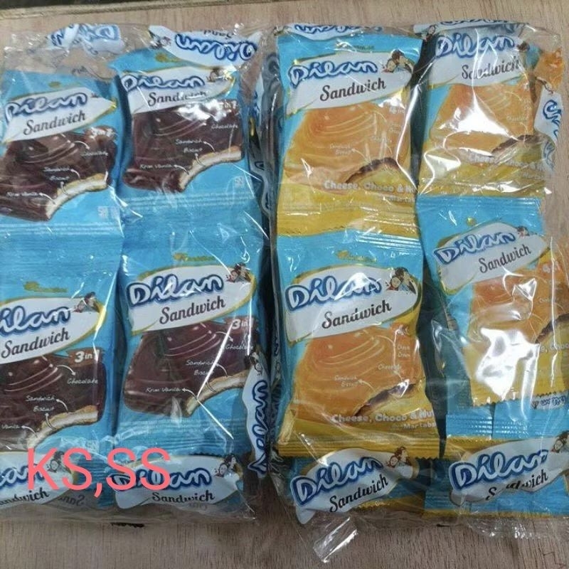 Jual SS - 1 Pack ( 2 Renceng ) Dilan Sandwich 3 in 1 / Dilan Sandwich ...
