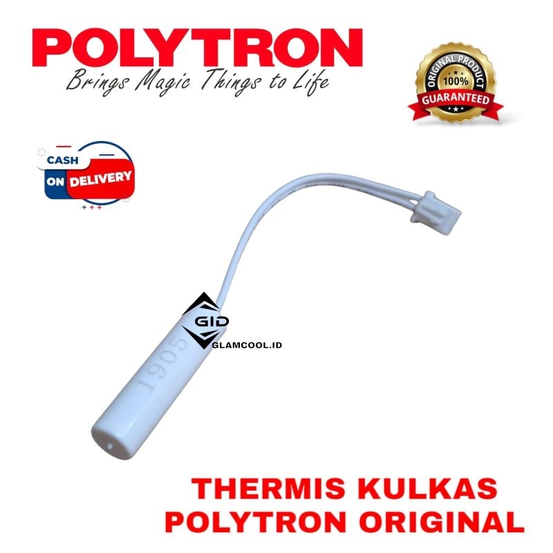 Jual THERMISTOR TERMIS KULKAS POLYTRON 2 KABEL 1 SOKET ORIGINAL PART ...